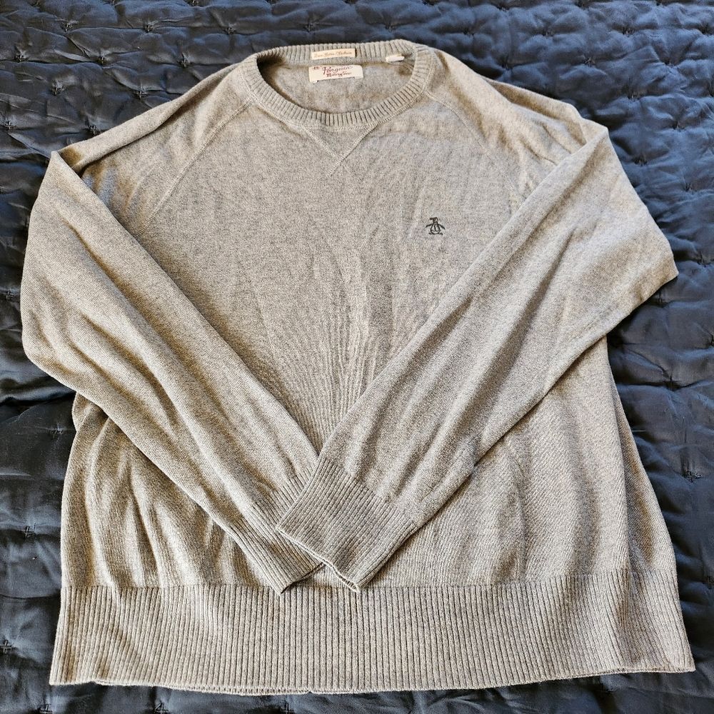 Original Penguin Men's Gray Sweater